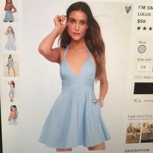 Light blue, dresss
